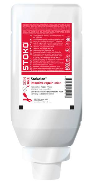 Stokolan intensive repair, Hautpflege