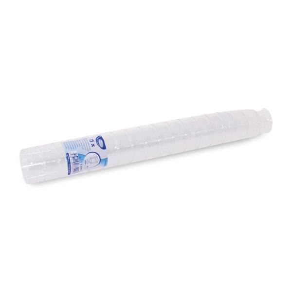Trinkglas (PS) mit Fuß 51mm 0,1L – 15 Stück