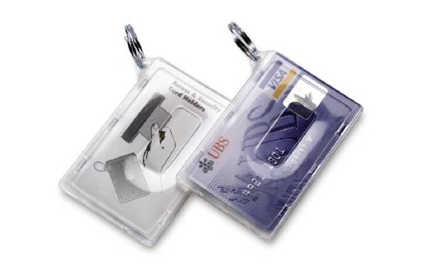 Batch-Kartenanhänger transparent 2 Stück RIEFFEL KT1070SB2