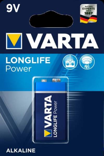 Varta Batterien High Energy Block 9V Alkaline 1er Pack