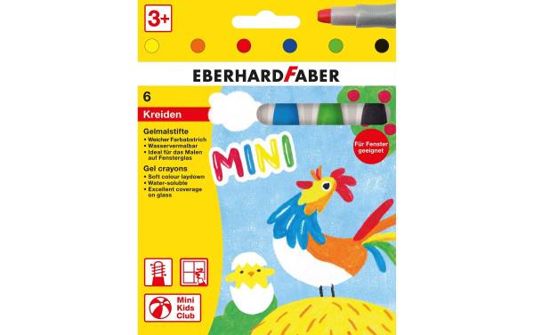 Eberhard Faber Gelmalstifte Basic, 6 Stück