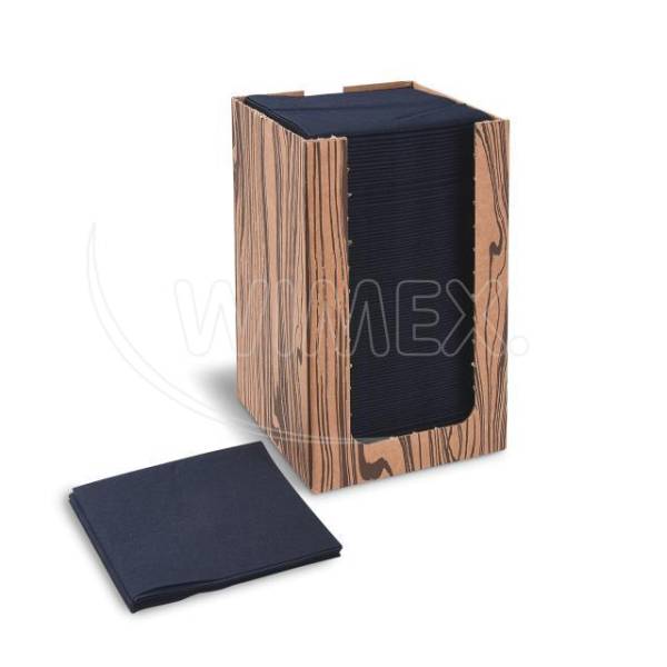 Airlaid Serviette PREMIUM schwarz 20 x 20 cm – 100 Stück im Spenderkarton