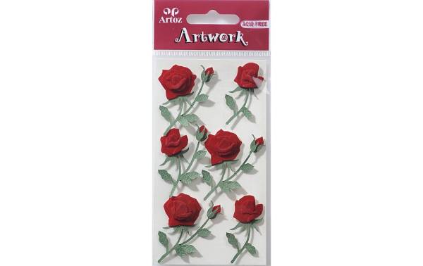 Artoz Motivsticker Rosen 1 Blatt