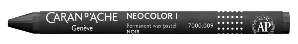 Wachsmalkreide Neocolor 1 schwarz CARAN D&#039;ACHE 7000.009