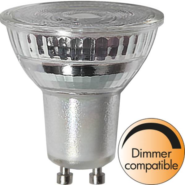 LED Leuchtmittel GU10 MR16 Spotlight Glass