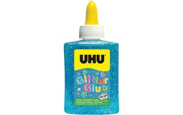 Glitter Glue blau UHU 49980