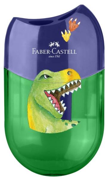 FABER-CASTELL Doppelspitzdose 'Einhorn', pink/violett