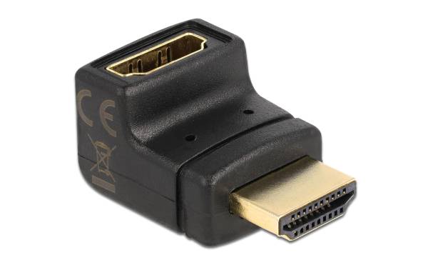 Delock Adapter 90° oben gewinkelt HDMI – HDMI