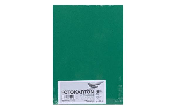 folia Fotokarton, DIN A4, 300 g/qm, tannengrün