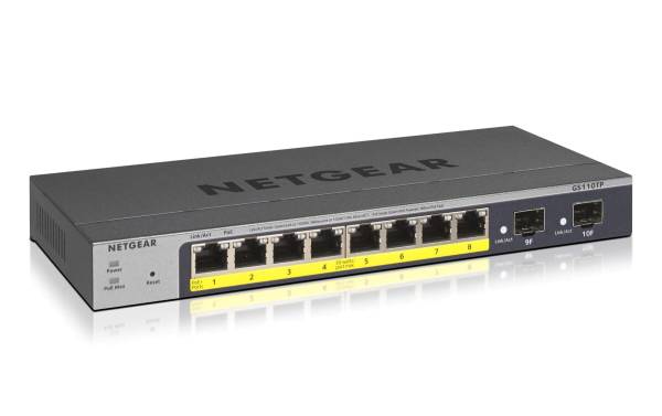 Netgear PoE+ Switch GS110TPv3 8 Port
