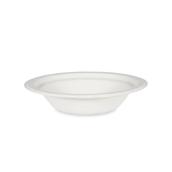 Schale Zuckerrohr-Bagasse 180mm 400ml – 50 Stück