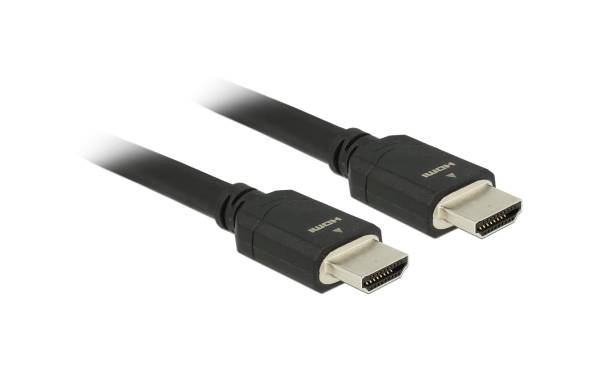 Delock Kabel 8K 60Hz HDMI – HDMI, 1 m, Schwarz