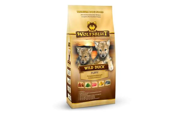 Wolfsblut Trockenfutter Dog Wild Duck Puppy, 2 kg