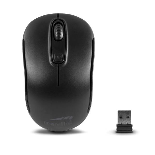 Ceptica Wireless Mouse USB, black/black SPEEDLINK SL630013B