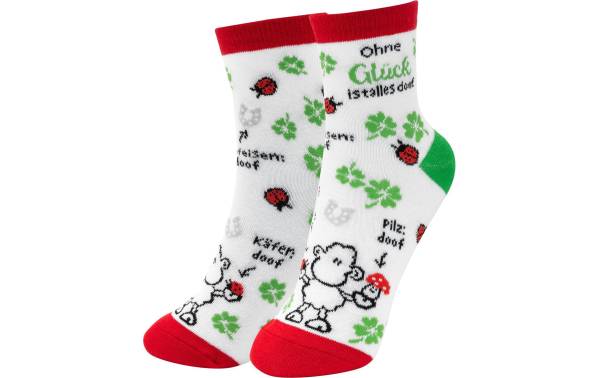 Sheepworld Socken Ohne Glück Grösse 36 – 40, waschbar (40 Grad)