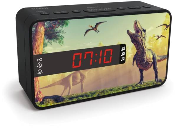 Bigben - Dual Alarm Clock R16 - Dino [incl. 3 front panels]
