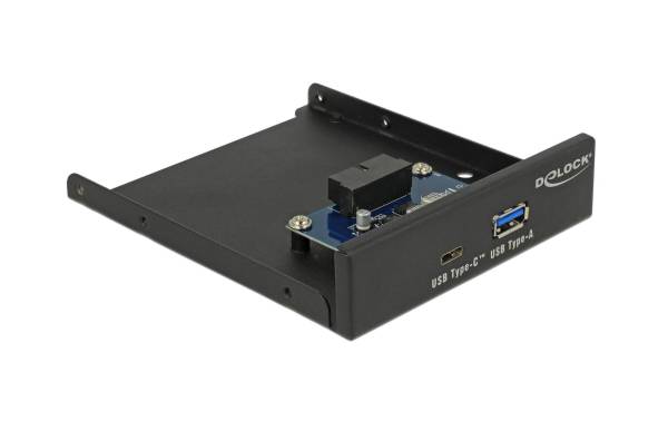 Delock Front Panel USB Type-C USB Typ-A 5 Gbps 3.5? Schacht