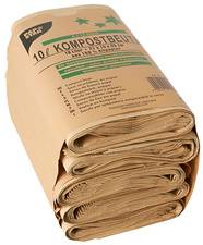 PAPSTAR Kompostbeutel, 10 Liter, braun, 50er