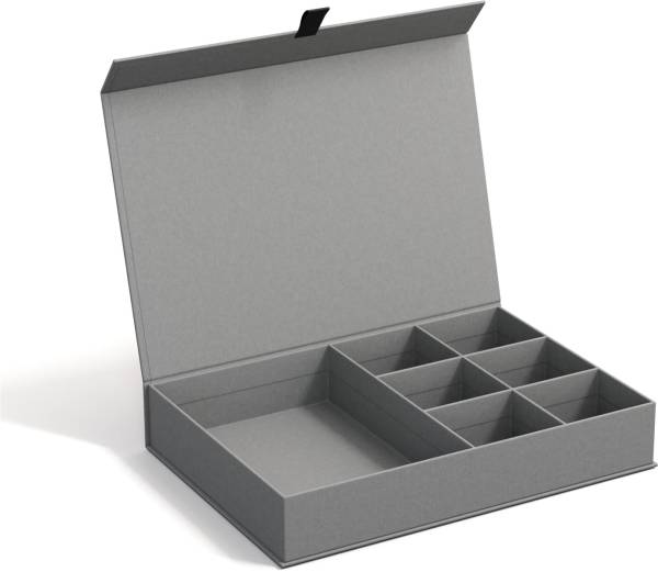 BIGSO BOX OF SWEDEN Schmuckbox Jolie 706154101TAB grau 26.5x19x7cm