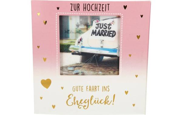 Depesche Musikkarte mit Licht Zur Hochzeit, gute Fahrt ins Eheglück!