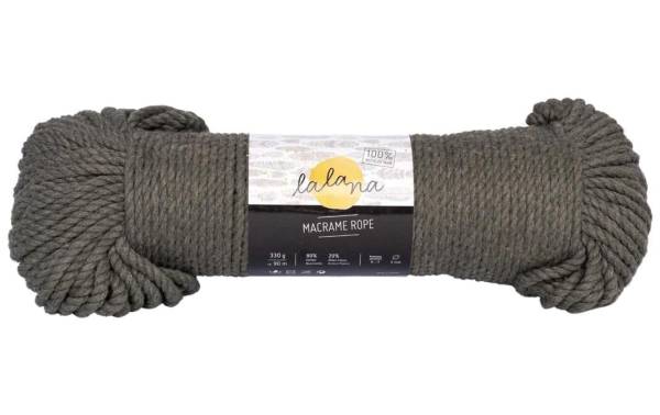 lalana Wolle Makramee Rope 3 mm, 330 g, Khaki