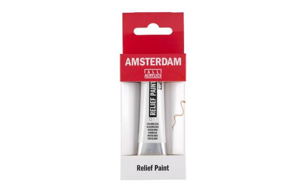 Amsterdam Acrylfarbe Reliefpaint 120, 20 ml, Transparent