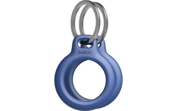 Belkin Secure Holder for Apple AirTag with Keyring 2-Pack – blue