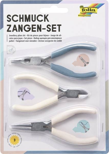 folia Schmuckzangen-Set, 3-teilig