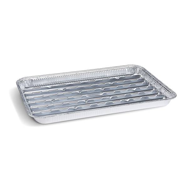 Grillpfanne (ALU) eckig 34 x 22 cm – 3 Stück
