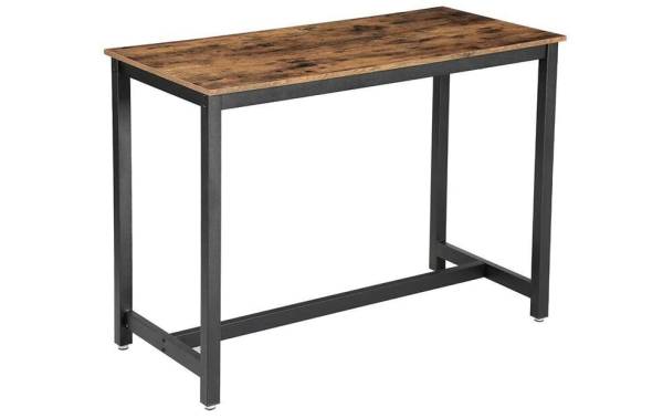 VASAGLE Bartisch in industriellem Design 120 x 60 cm
