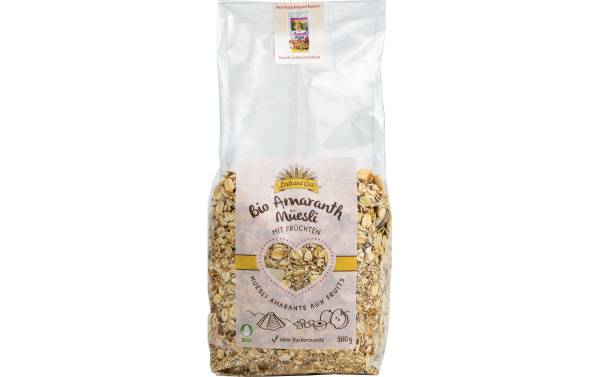 Leib und Gut Müesli Bio Amaranth und Früchte 500 g