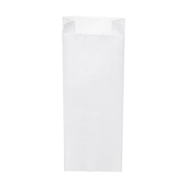 Papierfaltenbeutel weiß 15+7 x 42 cm 3kg – 1000 Stück