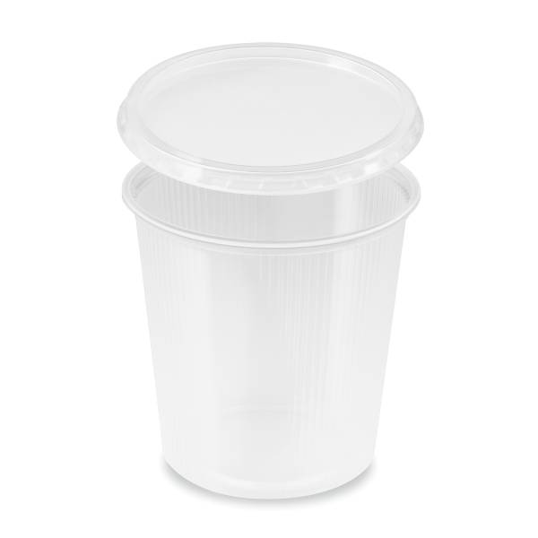 Rundbecher (PP) klar 500ml + Deckel – 250 Stück