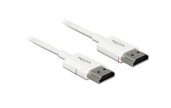 Delock Kabel 4K 60Hz HDMI – HDMI, 4.5 m, Weiss