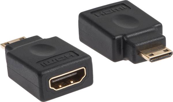 Adapter Mini-HDMI - HDMI male/female LINK2GO AD5111BB