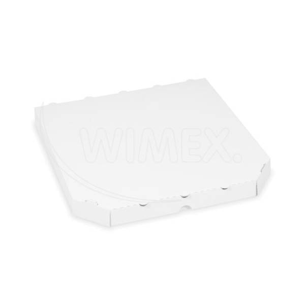Pizzakarton aus Mikrowellpappe extra-stabil weiß 32 x 32 x 3 cm – 100 Stück