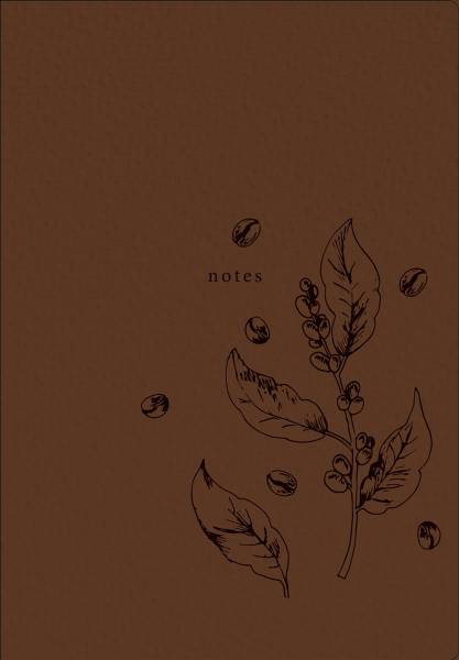 NATUR VERLAG Notizbuch Crushpaper A5 11013N Kaffee Mono, dotted