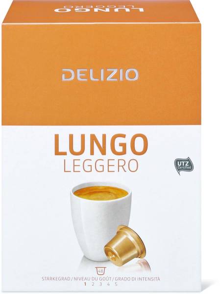 Kaffeekapsel Lungo Leggero 48 Kapseln DELIZIO 10170588