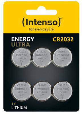 Energy Ultra CR 2032 lithium bc 6pcs blister INTENSO 7502436