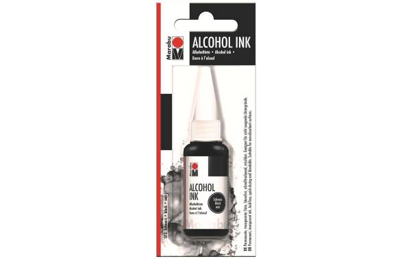 Marabu permanente Tinte Alcohol Ink, schwarz, 20 ml