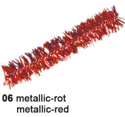 Pfeifenputzer 9mmx50cm metallic-rot 10 Stück URSUS 6530006