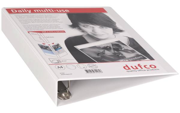 dufco Ringbuch 6 cm , Weiss