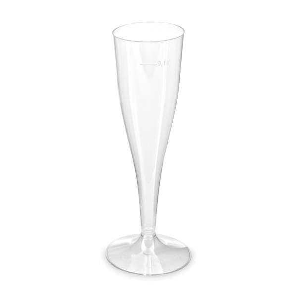 Sektglas (PS) zweiteilig 65mm 0,1L – 6 Stück