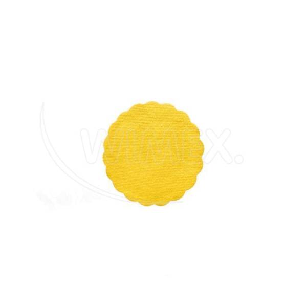 Untersetzer (PAP-Airlaid) PREMIUM gelb 9cm – 40 Stück