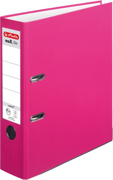 Ordner maX.file A4 8cm Pink protect HERLITZ 11053683