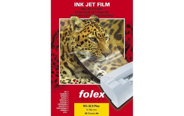 Ink Jet Universal-Folie A4 50 Blatt FOLEX BG-32+