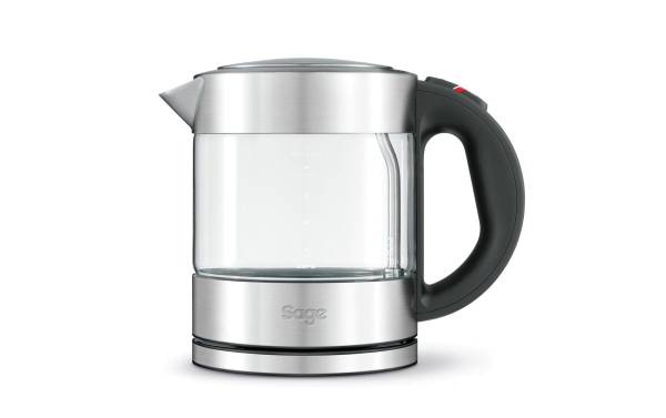 Sage Wasserkocher Compact Kettle Pure 1 l, Silber/Transparent