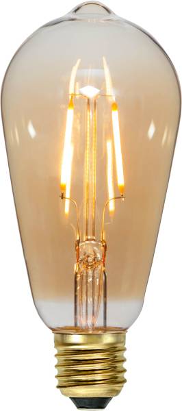LED Leuchtmittel E27 ST64 Plain Amber