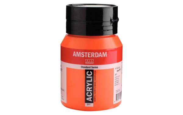 Acrylfarbe 500ml zinnober 311 AMSTERDAM 17723112