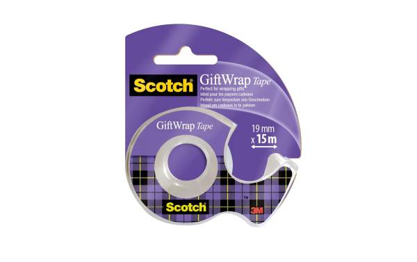 Gift Wrap Tape 19mmx16.5m Dispenser SCOTCH CAT15-C